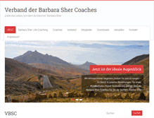 Tablet Screenshot of barbarashercoaching.org
